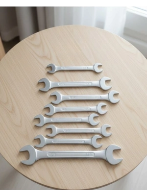 ® Açık Ağız Kombine Anahtar Seti 8 Ölçü Dayanıklı Yapı