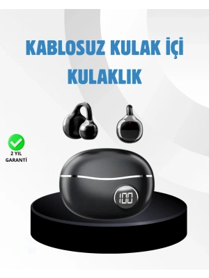® Açık Kulak Kablosuz Bluetooth Kulaklık – Konforlu Tasarım ve Uzun Süreli Kullanım