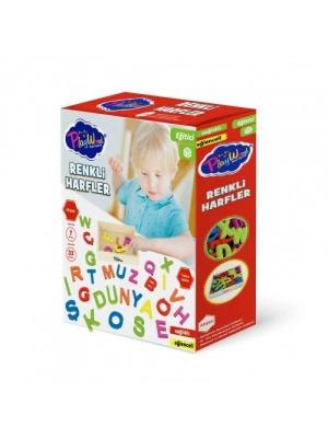 ®   Ahşap Kasalı Renkli Harfler 33 Parça 402