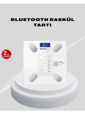 ® Akıllı Bluetooth Tartı – 8 Farklı Ölçüm Verisi, Otomatik Kişi Tanıma