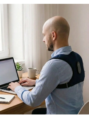 ® Akıllı Postür Düzeltici Masaj Kemeri Medikal Destekli