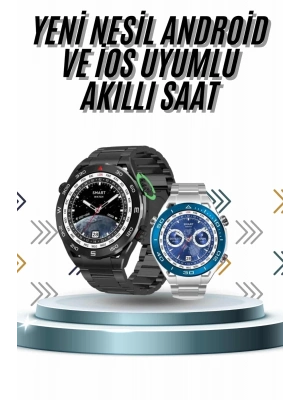 ® Akıllı Saat 1.62 İnç Ultimate Nabız Sensörlü Sesli Görüşme Yapabilen