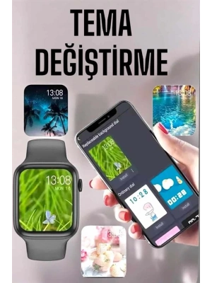 ® Akıllı Saat Amoled Ekran Yeni Nesil Bluetooth Bağlantılı