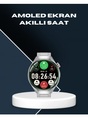 ® Akıllı Saat Bluetooth Görüşme Destekli – Spor, Sağlık ve Bildirim Özellikli