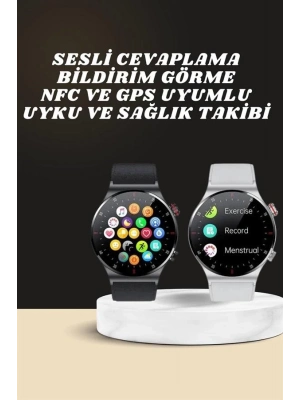 ® Akıllı Saat Çoklu Kordon Seçeneği Amoled Ekran Çok Fonksiyonlu Bluetooth Bağlantılı