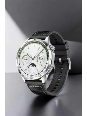 ® Akıllı Saat Metal Kordonlu GPS ve NFC Uyumlu Arama Cevaplayan