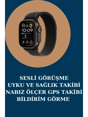 ® Akıllı Saat Nabız Ölçer Uyku Takibi Adımsayar Alarm ve Hatırlatıcı Çağrı Cevaplama