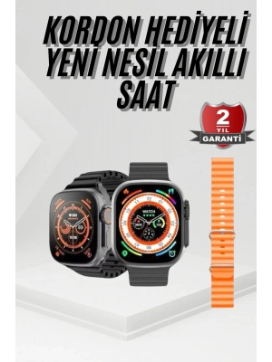 ® Akıllı Saat Sağlık Takibi Kalp Atışı Adımsayar Ultra Yeni Nesil nefes Egzersizi
