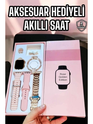 ® Akıllı Saat Sesli Görüşme Bildirim Görme Uyku ve Sağlık Takibi