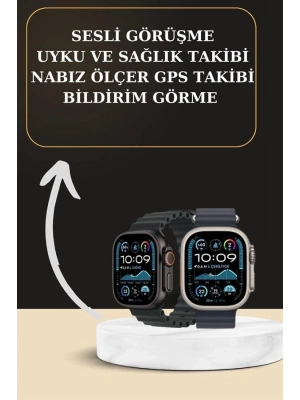 ® Akıllı Saat Sesli Görüşme Titreşimli GPS Bağlantısı Müzik Dinleme Sosyal Medya Bildirimleri