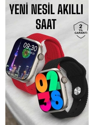 ® Akıllı Saat Tema Değiştirme Uyku ve Sağlık Takibi Bluetooth Bağlantılı