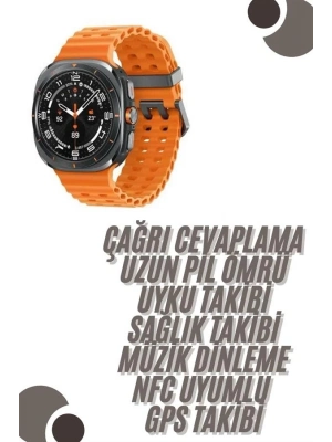 ® Akıllı Saat Unısex Zarif Görünümlü Titanyum Kasa Amoled Ekran Müzik Dinleme