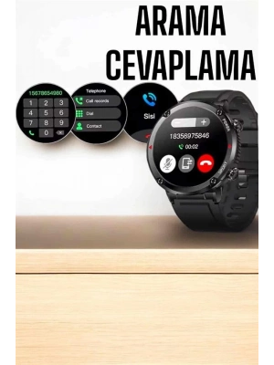 ® Akıllı Saat Yeni Nesil Bluetooth Bağlantılı Uyku ve Sağlık Takibi NFC ve GPS