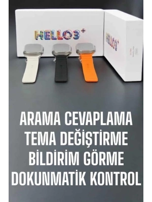 ® Akıllı Saat Yeni Nesil Sesli Asistan Uyku ve Sağlık Takibi Adımsayar