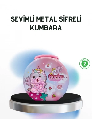 ® Anahtarlı Çocuk Para Kasası Eğitici ve Dekoratif Tasarım