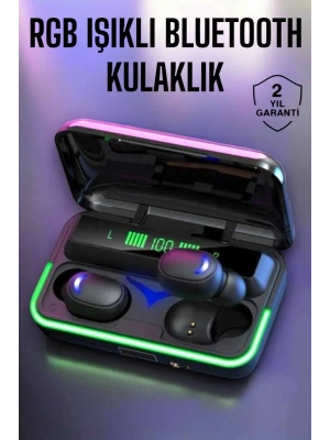 ® Android Ve İOS Uyumlu Bluetooth Bağlantılı Powerbankli Kulaklık