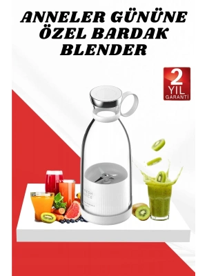 ® Anneler Gününe Özel Hediye Bardak Blender Paslanmaz Çelik Bıçaklı