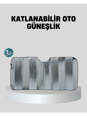 ® Araba Güneşliği Alüminyum Yansıtıcı Yüzeyle Etkili Isı Koruması
