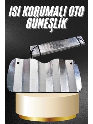 ® Araba Ön Cam Güneşliği Katlanabilir Oto Güneşlik Tüm Araç Modellerine Uygun