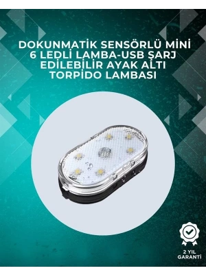 ® Araç İçi Dekorasyon İçin Manyetik ve Yapışkanlı LED Ambiyans Lambası