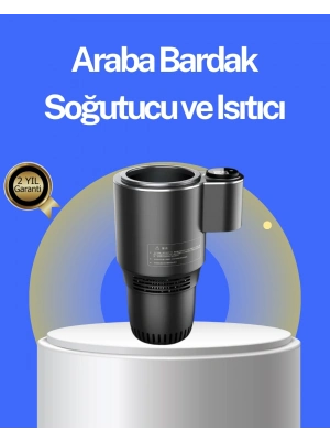® Araç İçi Isıtıcı Soğutucu Bardaklık 60°C Isıtma -4°C Soğutma