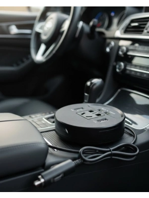 ® Araç İçi Power Inverter Çoklu USB Girişli Hızlı ve Güvenli Şarj