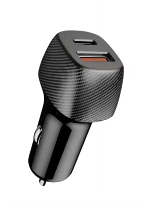® Araç İçi Şarj Cihazı 38W Güç Kapasiteli Type-C Girişli Araba Çakmaklık