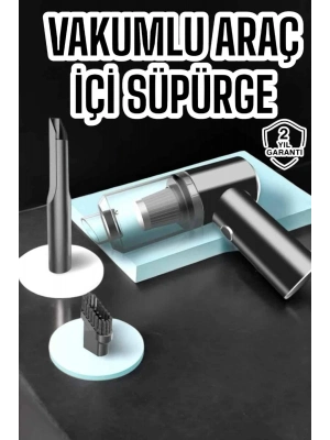 ® Araç İçi Süpürge Vakumlu Şarjlı Süpürge Filtreli