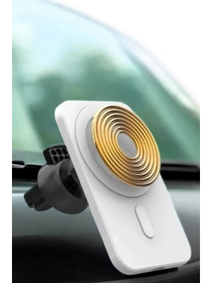 ® araç uyumlu Kablosuz 15W Taşınabilir Şarj Aleti Çift Kablo