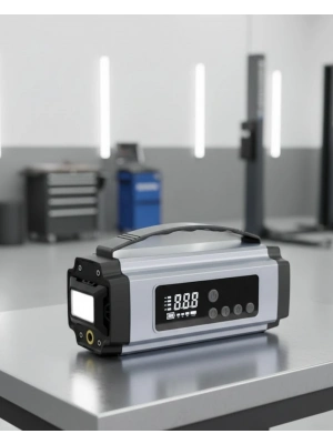 ® Araçlar İçin Taşınabilir Akü Takviye Hava Kompresörü ve Acil Güç Kaynağı