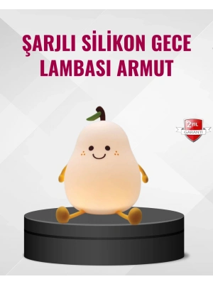 ® Armut Gece Lambası USB Şarjlı Ayarlanabilir LED Işık