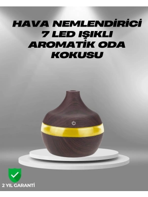 ® Aromaterapi Uyumlu 300 ml LED Işıklı Oda Kokusu Difüzörü