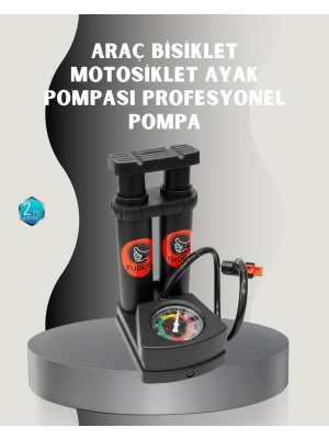 ® Ayak Basmalı Hava Pompası Şişme Ürünler ve Lastikler İçin