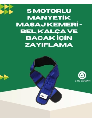 ® Bölgesel Masaj ve Sıkılaştırma Kemeri Fişli Kullanım