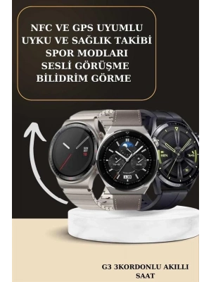 ® Aynalı Bluetooth Kulaklık Yeni Nesil Akıllı Saat Titreşimli Nabız Ölçer Spor Modları