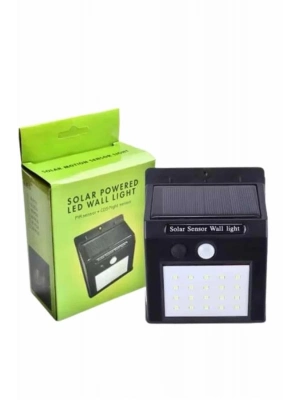 ® Bahçe Aydınlatma Sensörlü Güneş Enerjili Duvar Lambası 40 Led Işık