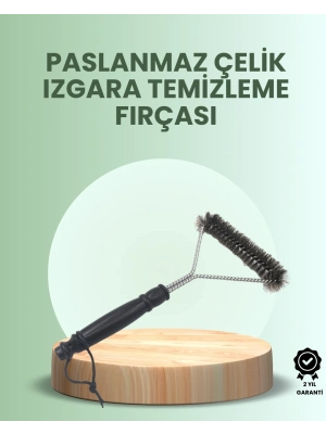 ® Barbekü ve Mangal İçin Tel Izgara Temizleyici Fırça