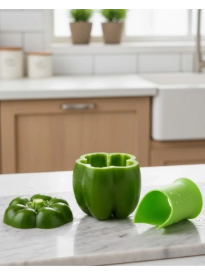 ® Biber ve Kabak İç Temizleyici Pratik Çekirdek Çıkarıcı Aparat