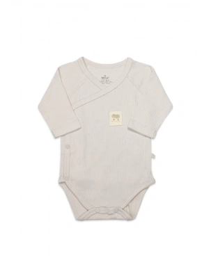 ®   Organic Modal Flying Balloons Kruvaze Uzun Kol Body BS17121 Bej