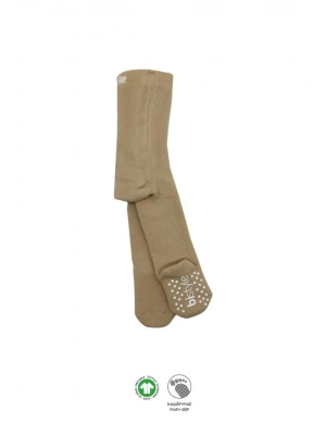 ®   Tekli Kaymaz Mix Havlu Külotlu Çorap 50501 Bej