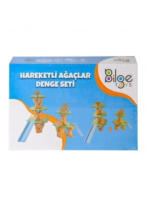 ® BLG-101 Ahşap Hareketli Ağaçlar Denge Seti