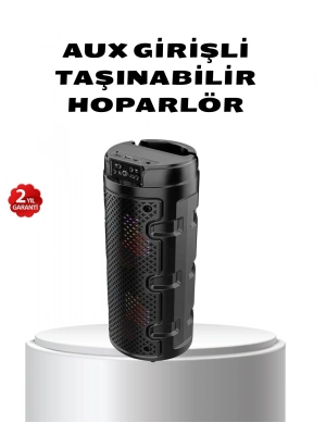 ® Bluetooth 5.0 Kablosuz Hoparlör Çift Sürücülü Yüksek Ses Kalitesi Kompakt Tasarım