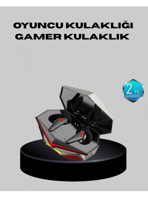 ® Bluetooth 5.0 Kablosuz Kulaklık LED Işıklı Silikonlu Tasarımlı