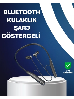 ® Bluetooth 5.3 Boyun Bantlı Kulaklık – Oyun ve Müzik Modu, SD Kart Desteği