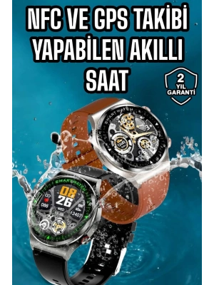 ® Bluetooth Bağlantılı Akıllı Saat Tüm Telefonlara Uyumlu Değiştirilebilir Kordon