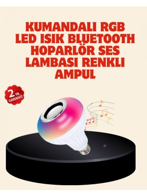 ® Bluetooth Bağlantılı RGB LED Ampul – Şık ve Fonksiyonel
