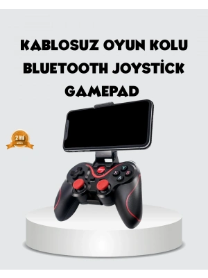 ® Bluetooth Gamepad Kablosuz Oyun Kumandası Tek Cihaz Destekli