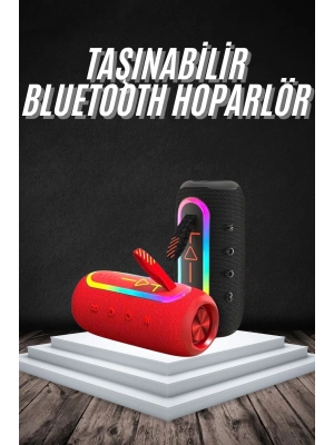 ® Bluetooth Hoparlör USB Şarjlı Uzun Pil Ömrü Android ve İOS Uyumlu Renkli
