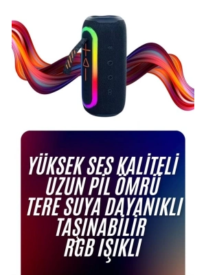 ® Bluetooth Hoparlör Uzun Pil Ömrü Taşınabilir Yüksek Ses Kaliteli