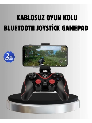 ® Bluetooth Kablosuz Gamepad TV PC Telefon Uyumluluğu Kolay Bağlantılı